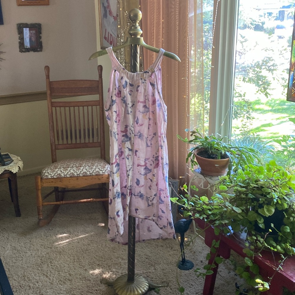 Beautiful linen high/low sundress